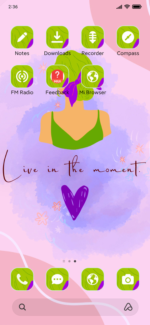 Moment screenshot