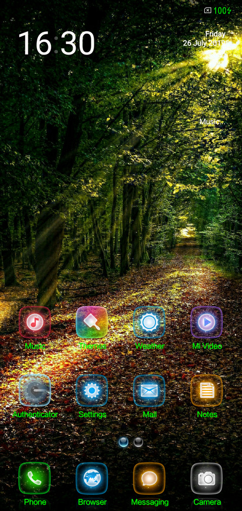 My theme 2.0.0 screenshot