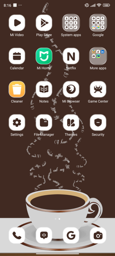 Coffee Cup screenshot