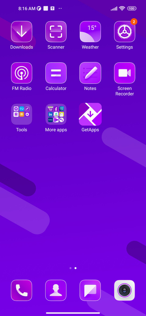 Fancy Dark Purple screenshot