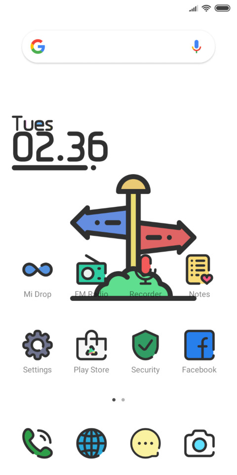 Outline screenshot