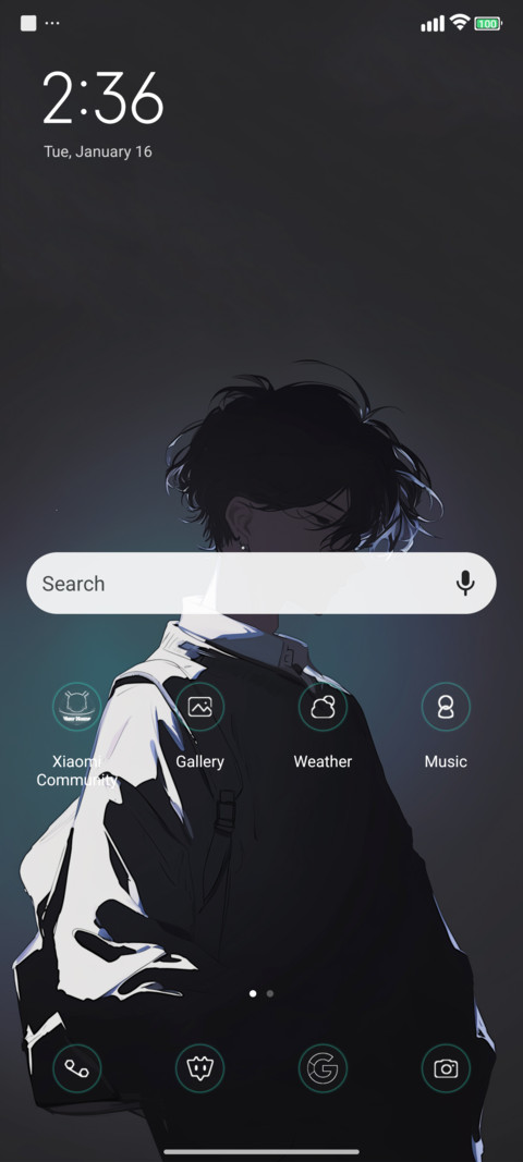 simple dark screenshot