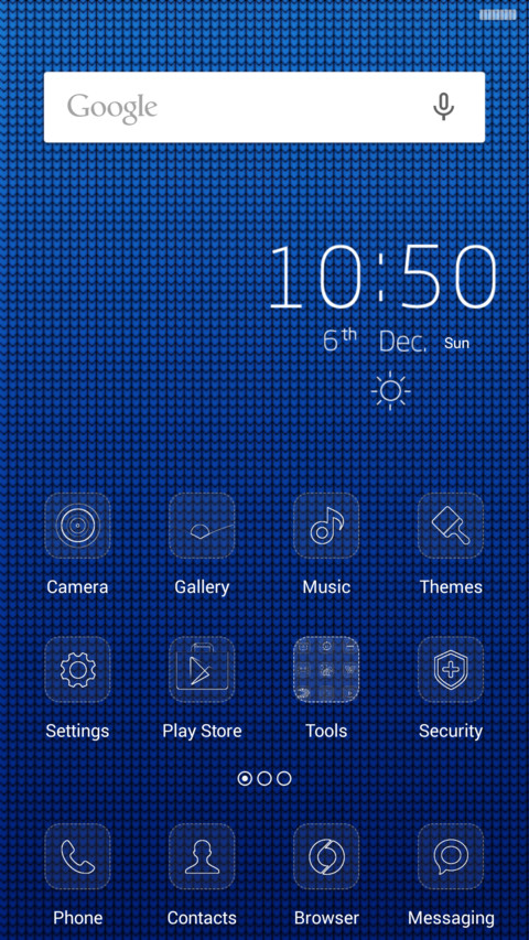  IN Textured Blue screenshot