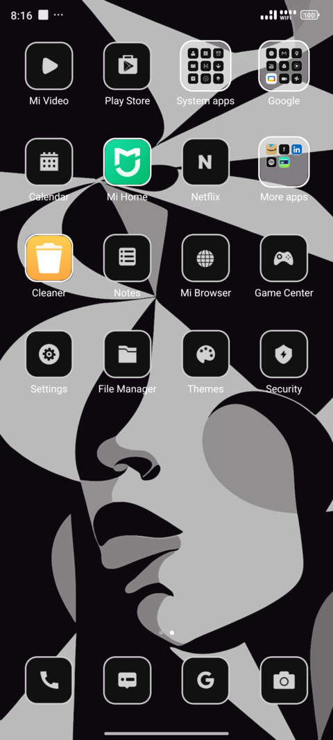 Abstract Face screenshot