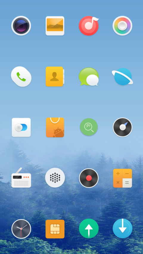 Nature blue screenshot