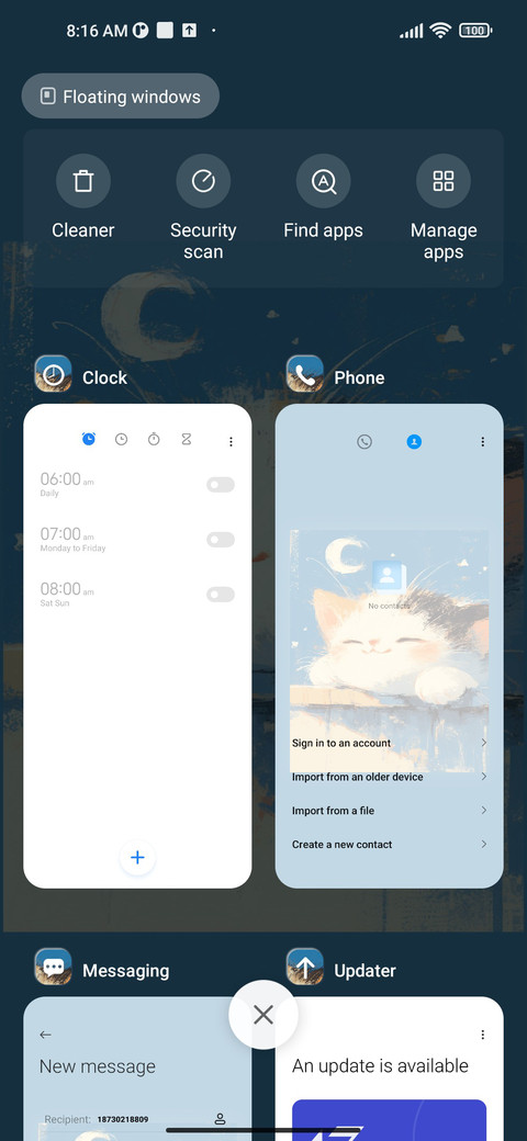 Cat Good night screenshot