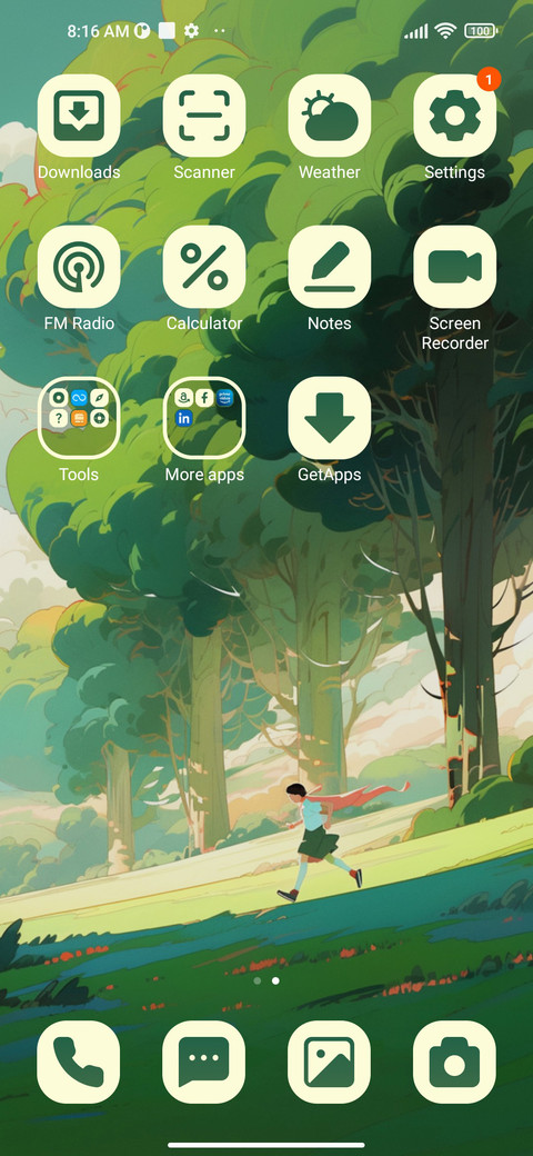 run screenshot