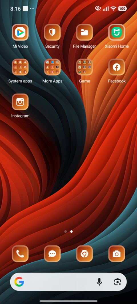 Vibrant screenshot