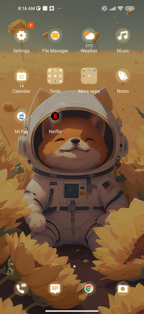 Dynamic chart screenshot