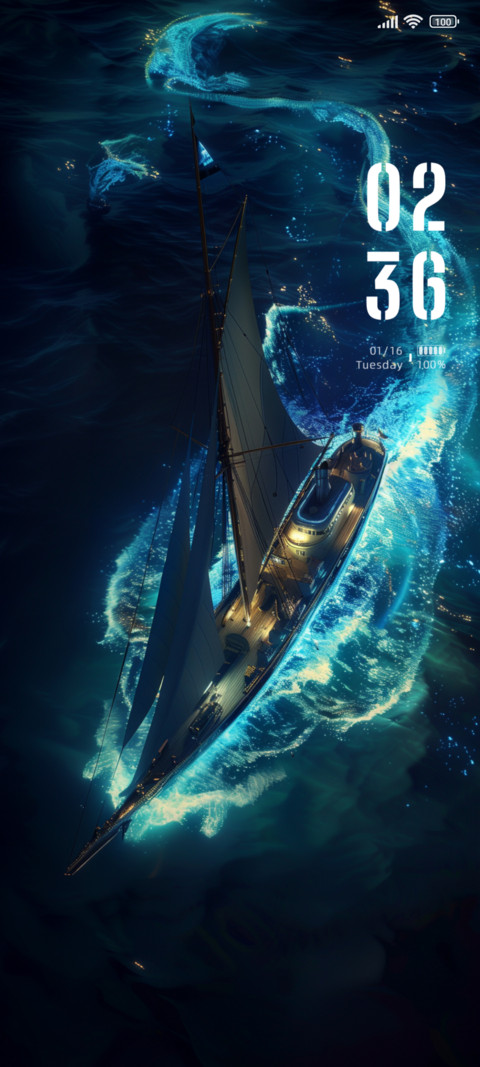 Night sailing screenshot