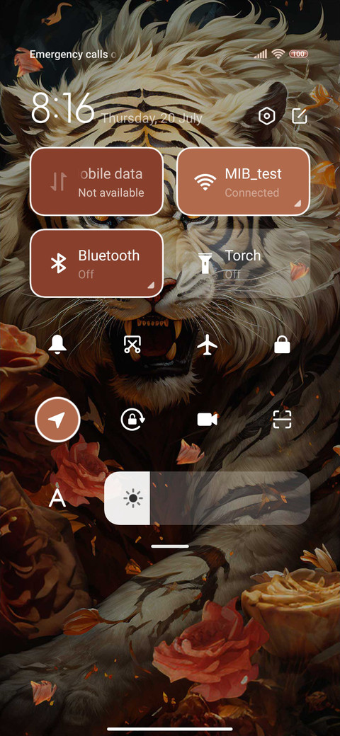 Tiger and Flower screenshot