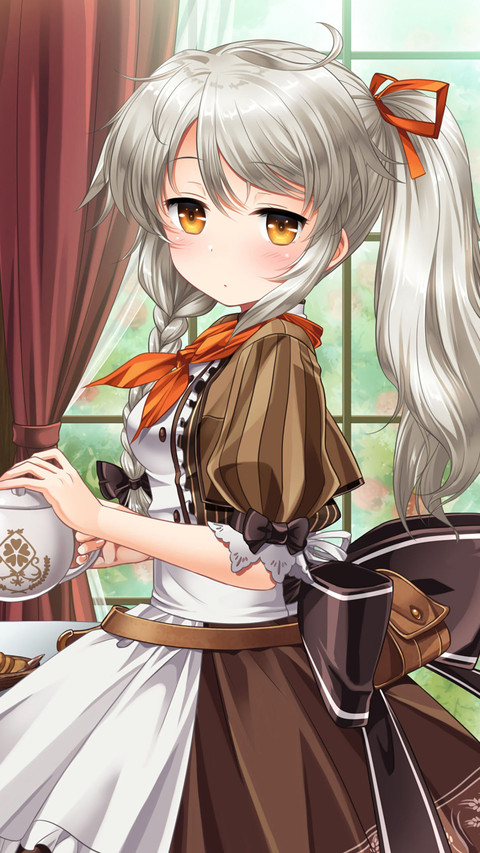 认真工作的少女 screenshot