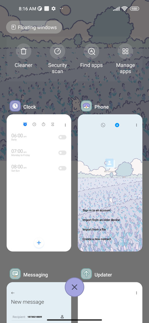 Purple Field screenshot