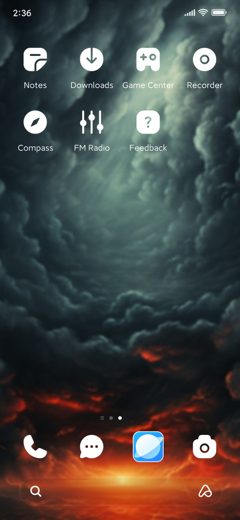 Dark clouds screenshot