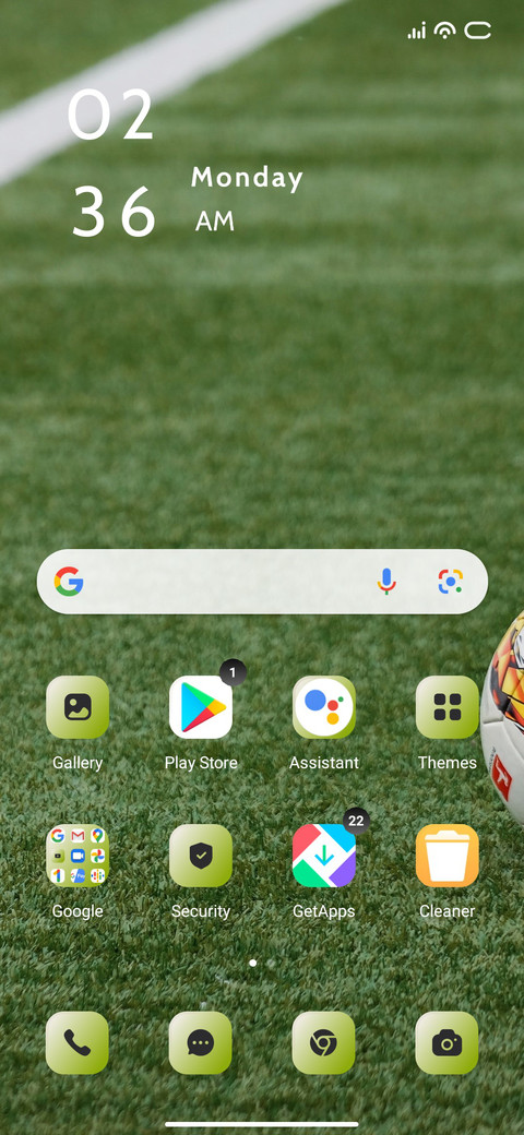 Football screenshot