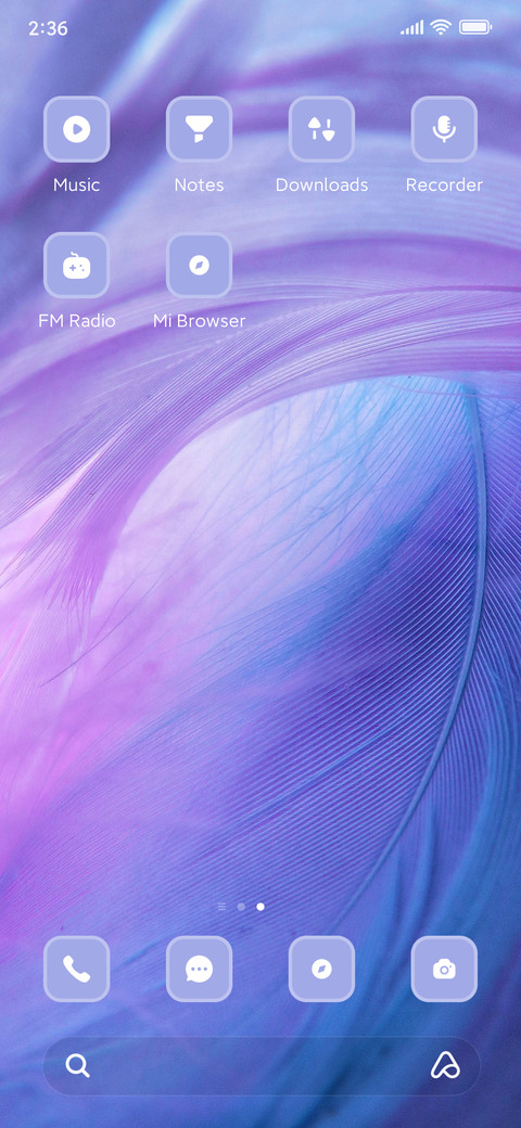 Feather screenshot
