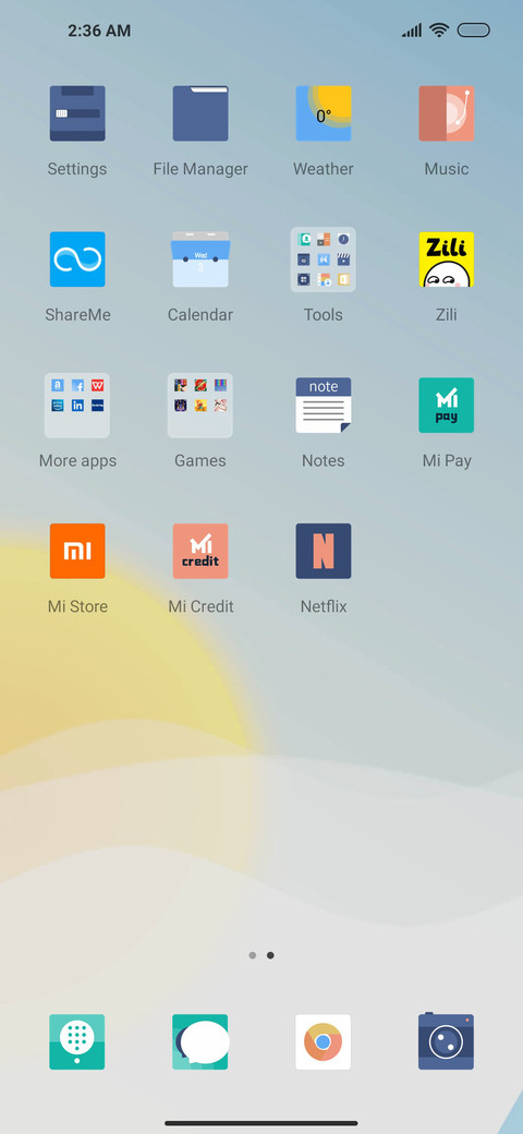 Sunrise cloud screenshot