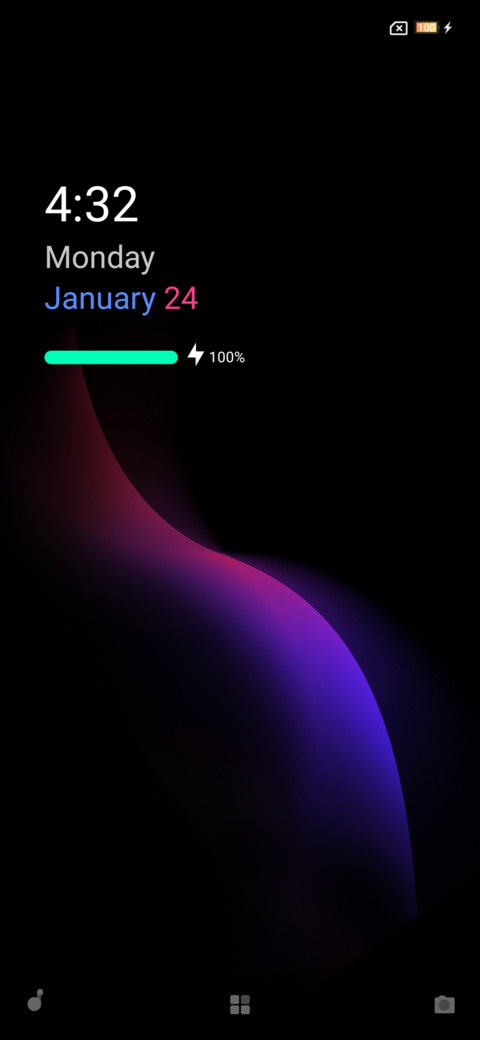 Asha black screenshot