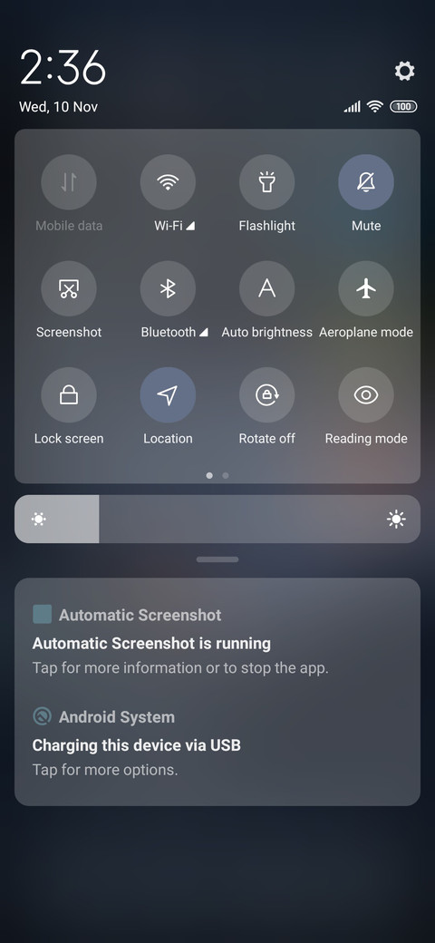Blue metal screenshot