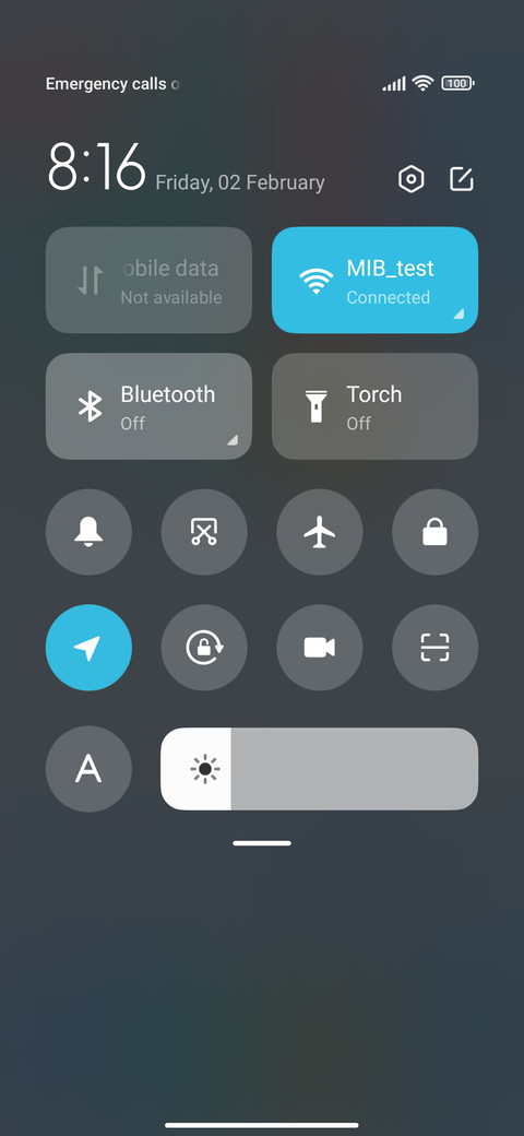 Classic light blue screenshot