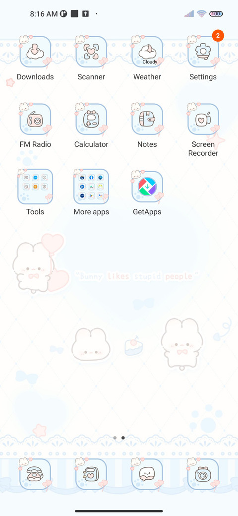Soft cute bunny screenshot