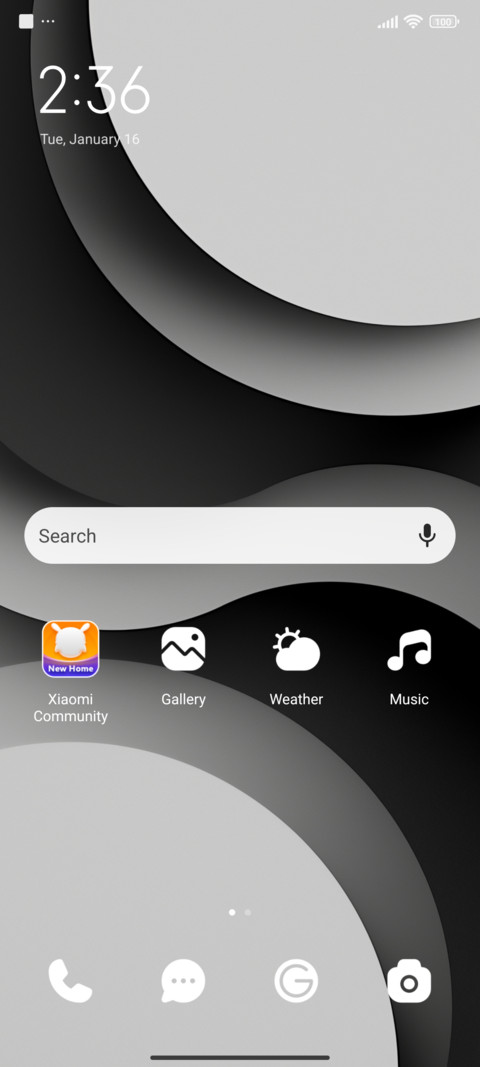 minimal screenshot