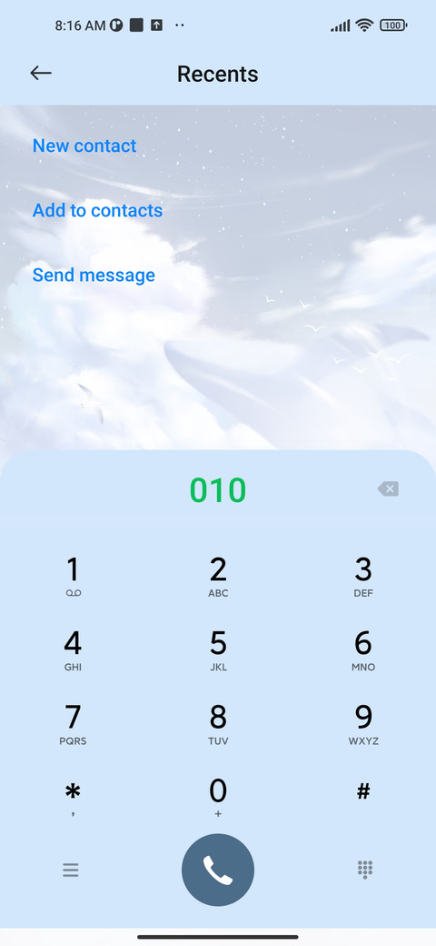 Sea of clouds screenshot
