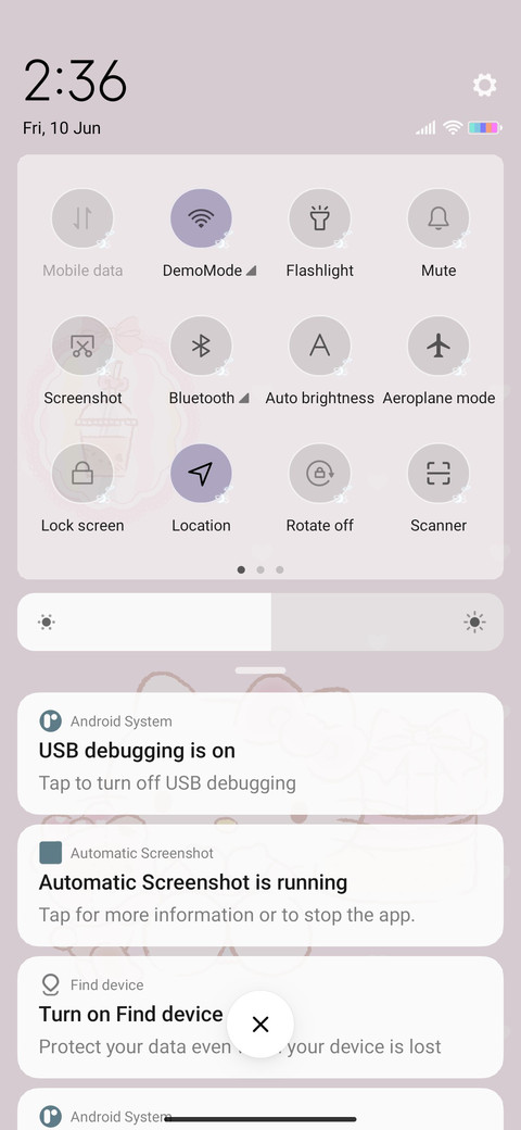 Kitty cute fruit screenshot