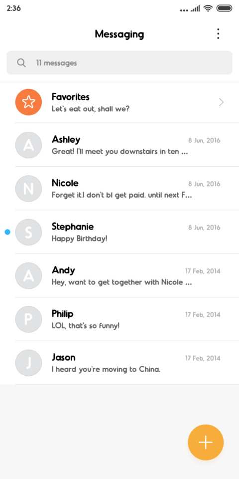 Oduda font screenshot