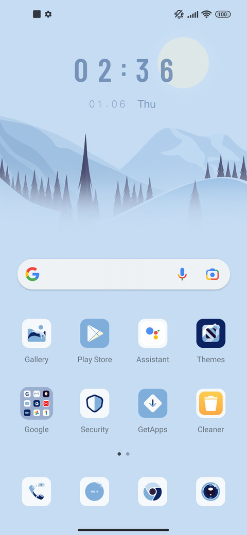 Winter view screenshot