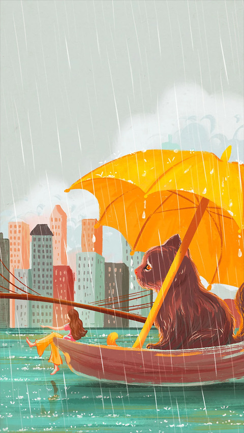 Healing illustration screenshot