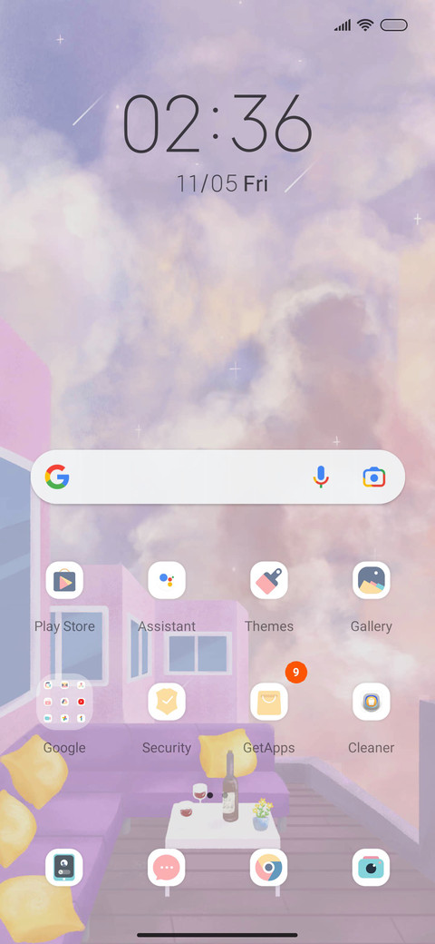 Dreamy cloud screenshot