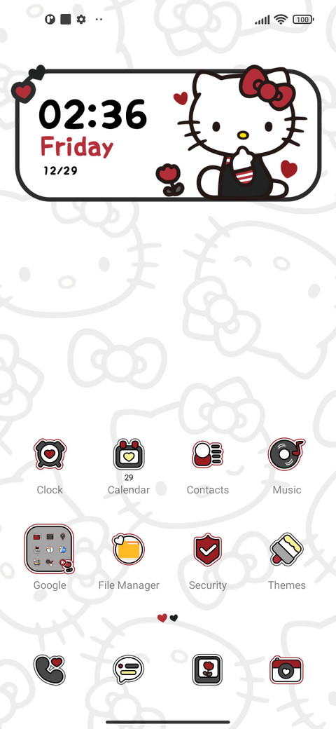 Hello Kitty red screenshot