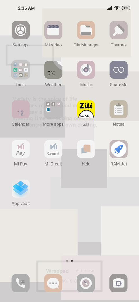 Reduced geometry screenshot