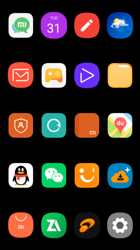 ColorOS Black screenshot
