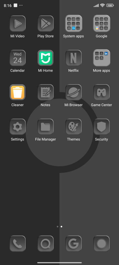 Gray Style screenshot