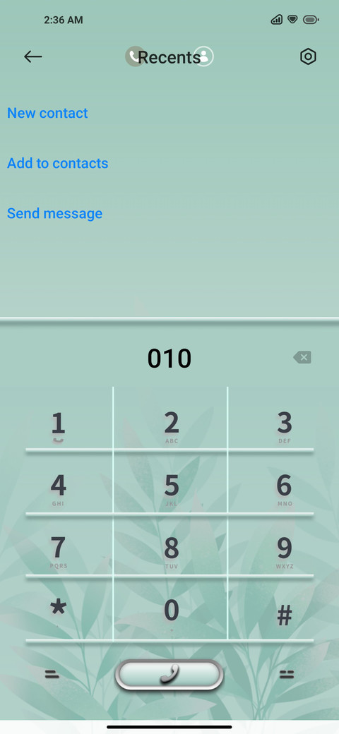 Light Green screenshot