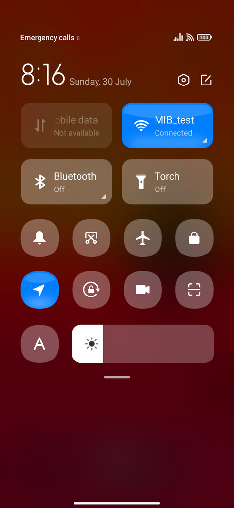 Sunrise screenshot