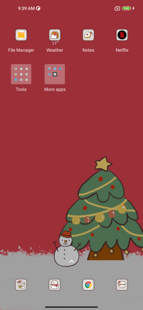 Merry Xmas widget screenshot