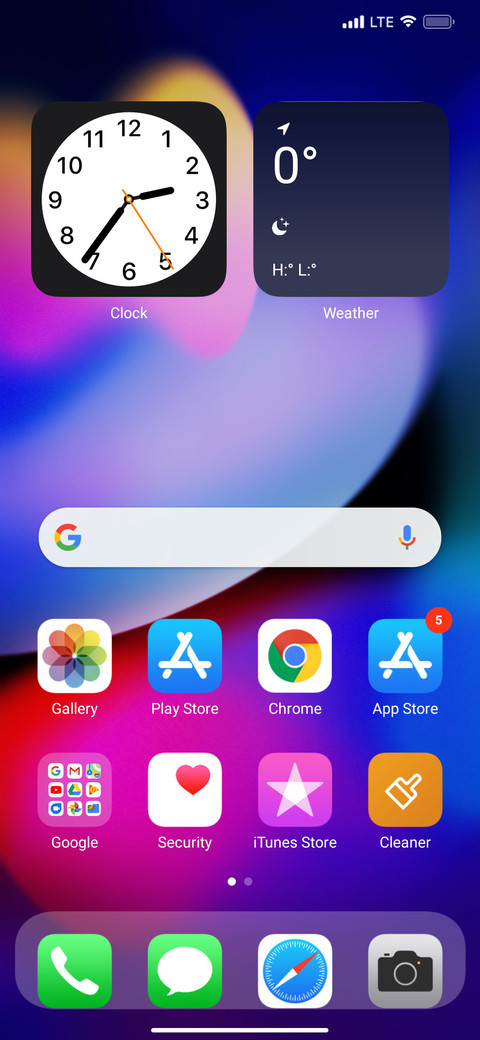 iOS15 Beta screenshot
