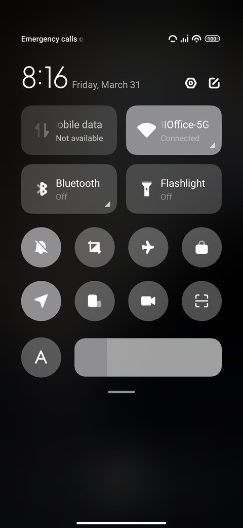 Dark screenshot