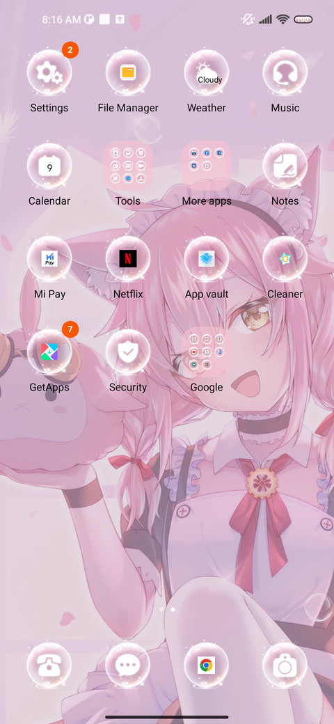 Pretty Girl pink screenshot