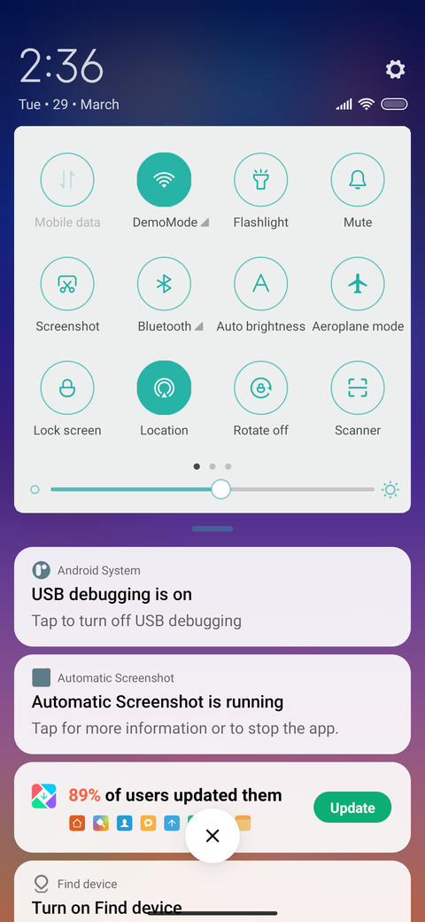 MIUI 9 MOD screenshot