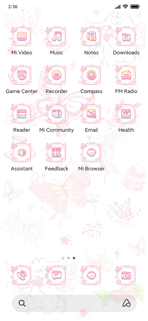 Romantic butterfly screenshot