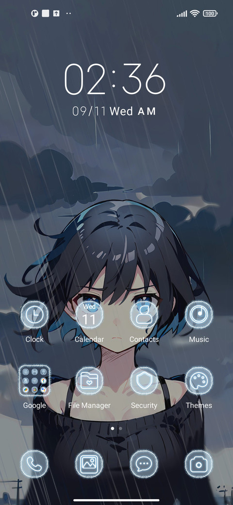 girl in the rain screenshot