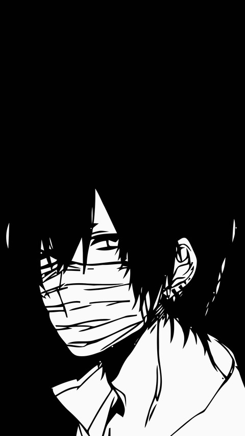 Anime teenager silhouette screenshot