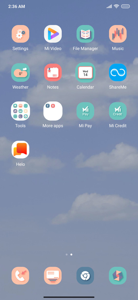 Cloud Blue screenshot