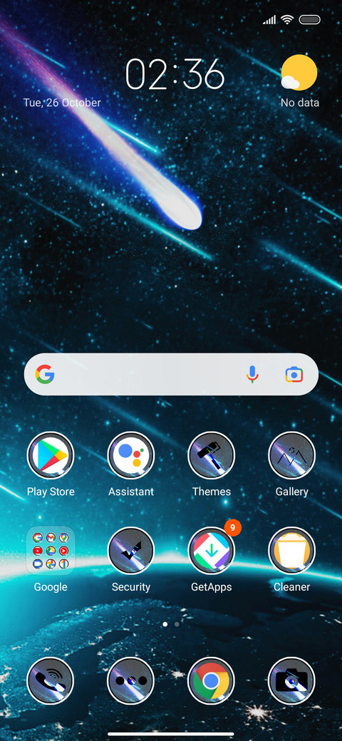 Comet Earth screenshot