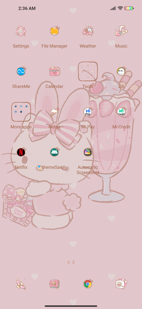 Kitty cute fruit screenshot