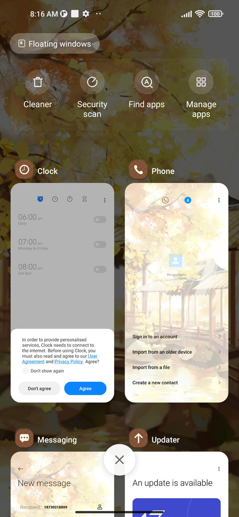 Leaf drop screenshot